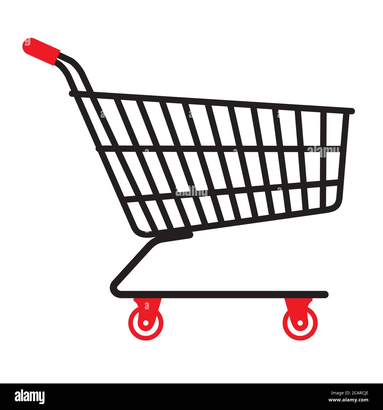 Shopping cart, sales and trade concept. Vector image Stock Vector Image