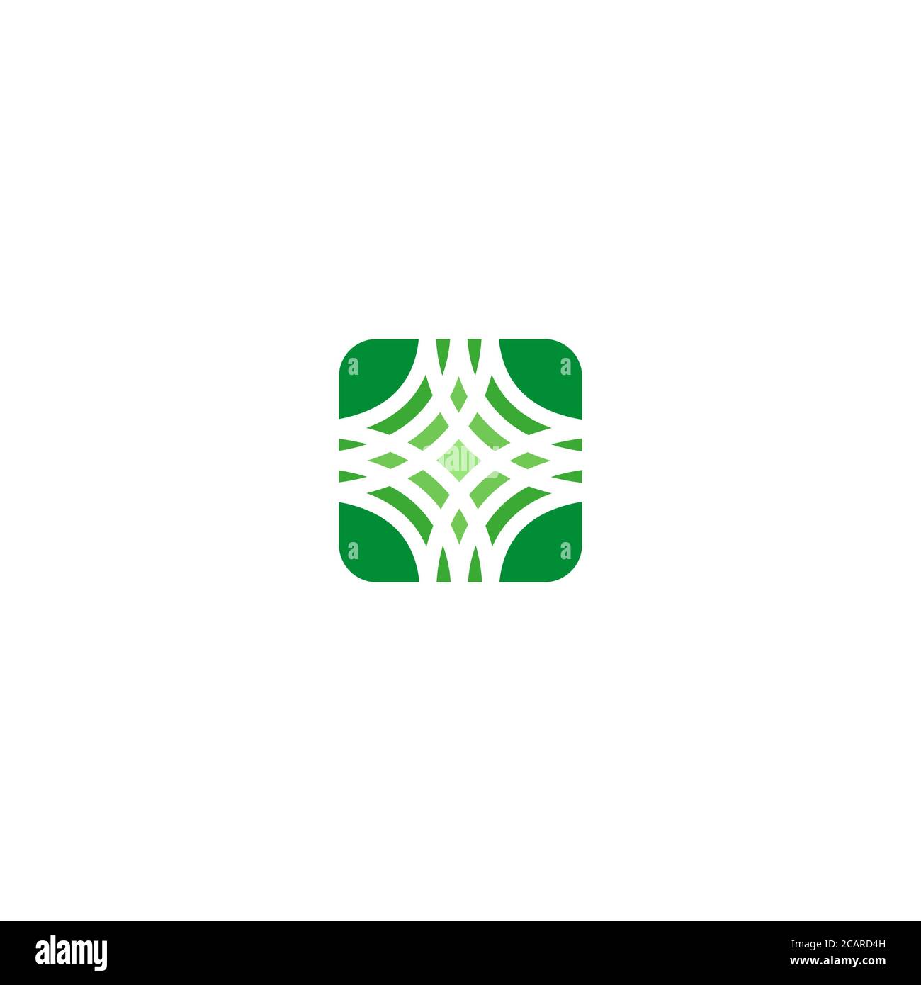 Abstract Green Leaf and Leaves logo Icon Vector Design. Landscape ...