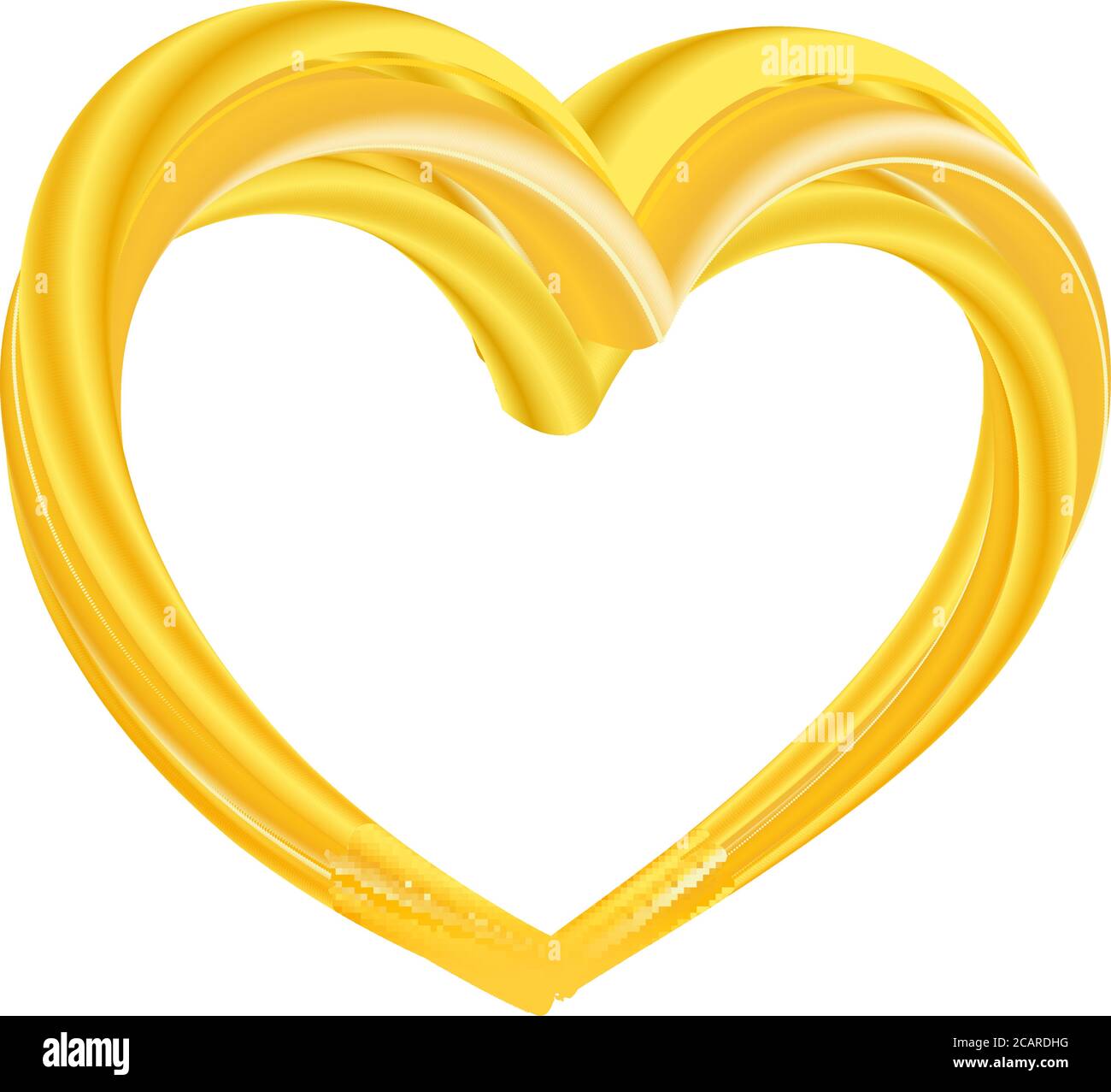 Charity icon. Bright heart 3d vector illustration. Care, help and charity logo concept. Stock Vector