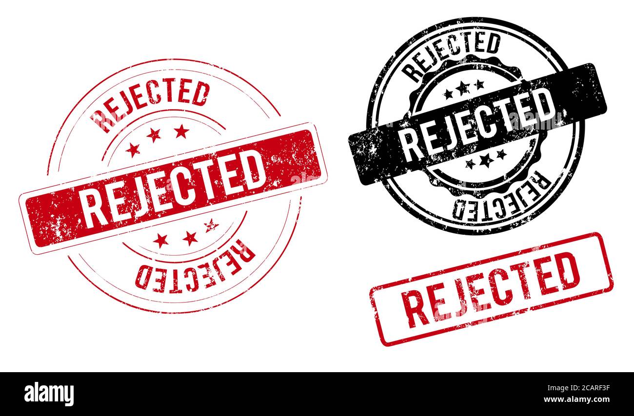 rejected stamp transparent