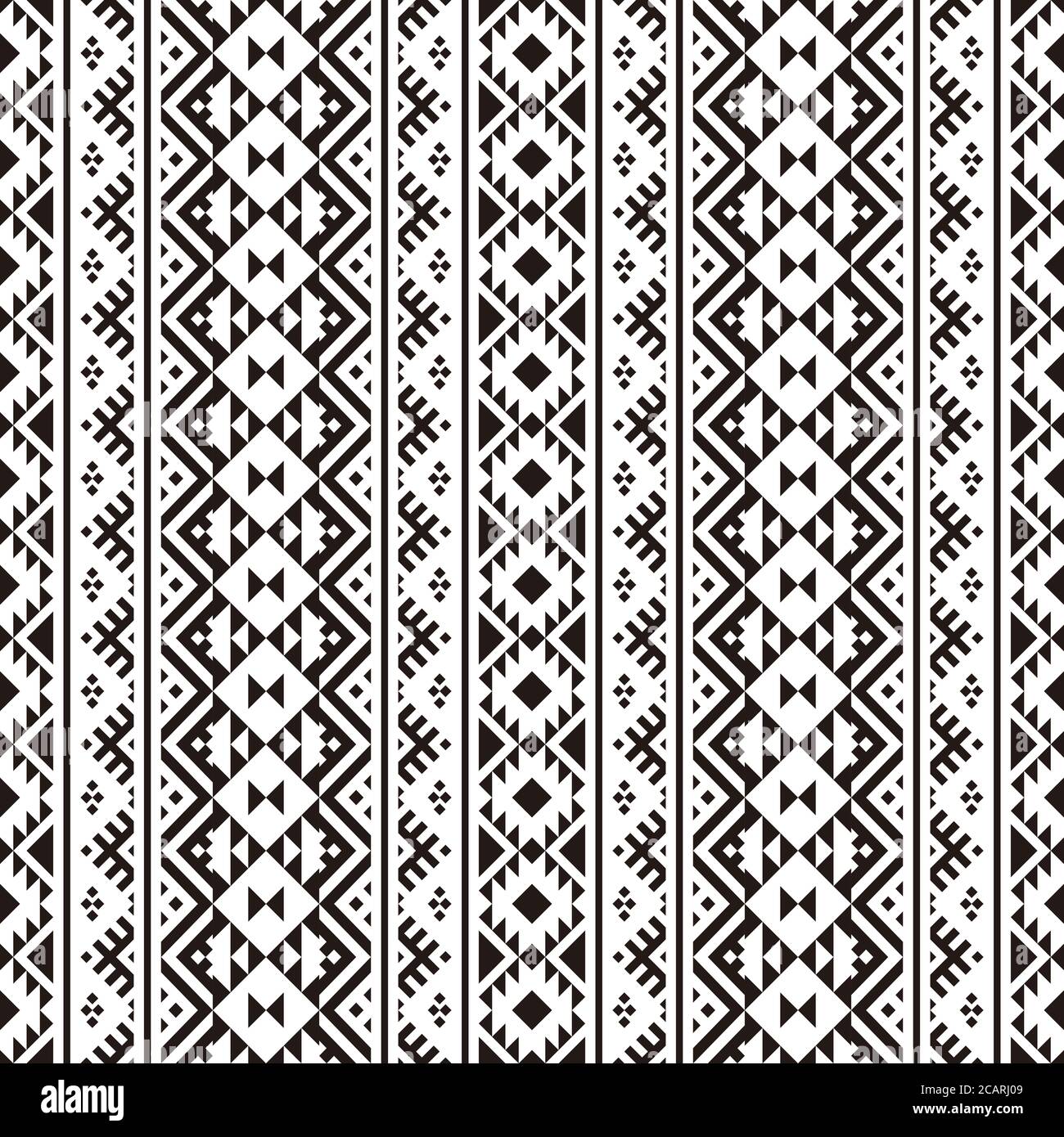 Seamless ethnic pattern texture background design vector Stock Photo ...