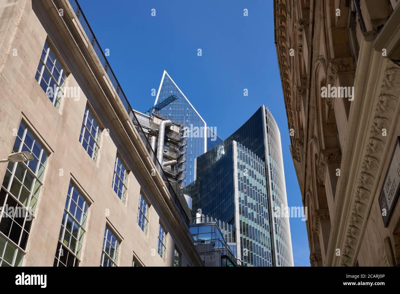 Architecture old and new in the centre of London Stock Photo - Alamy