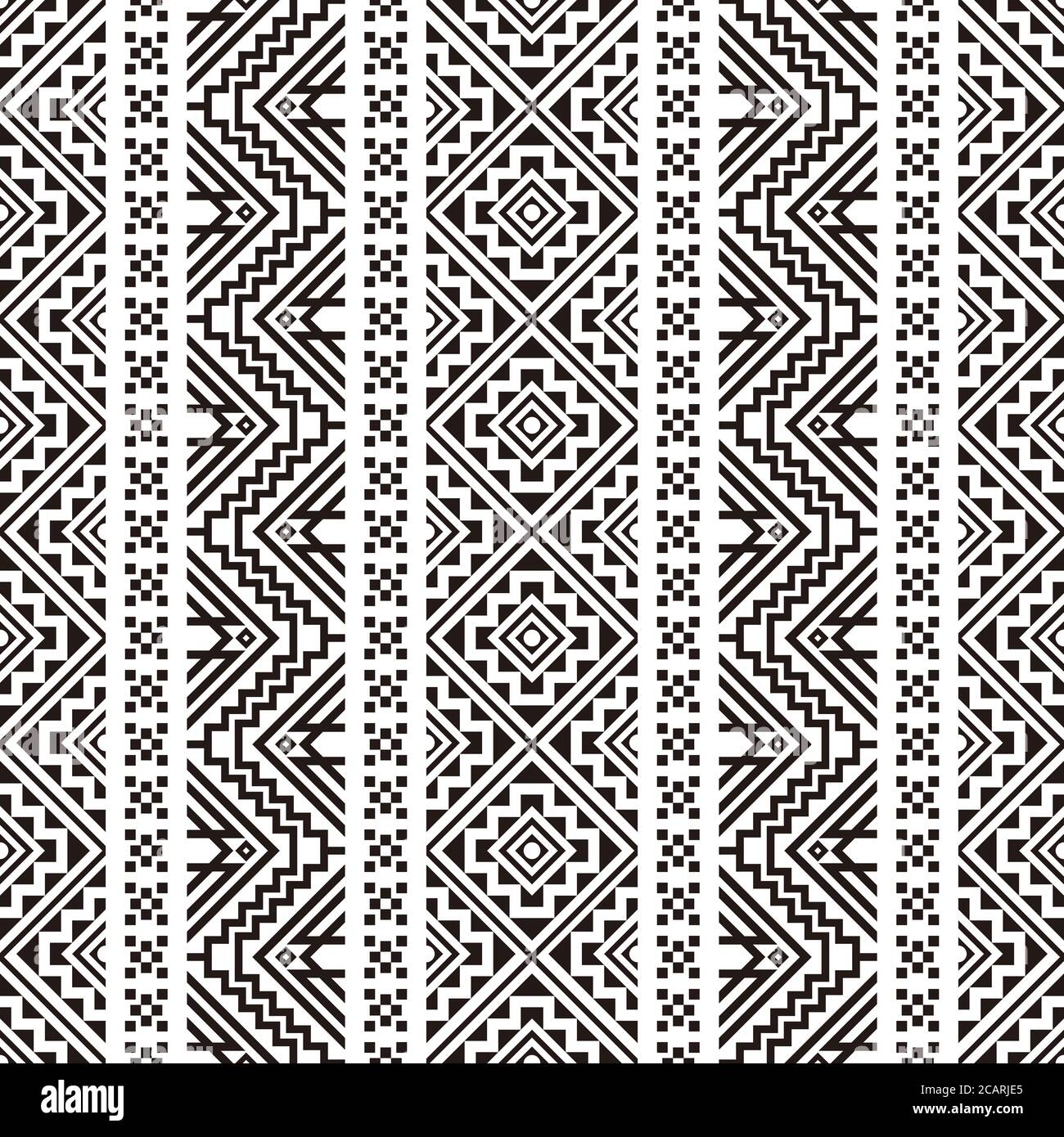 Seamless ethnic pattern texture background design vector Stock Photo ...