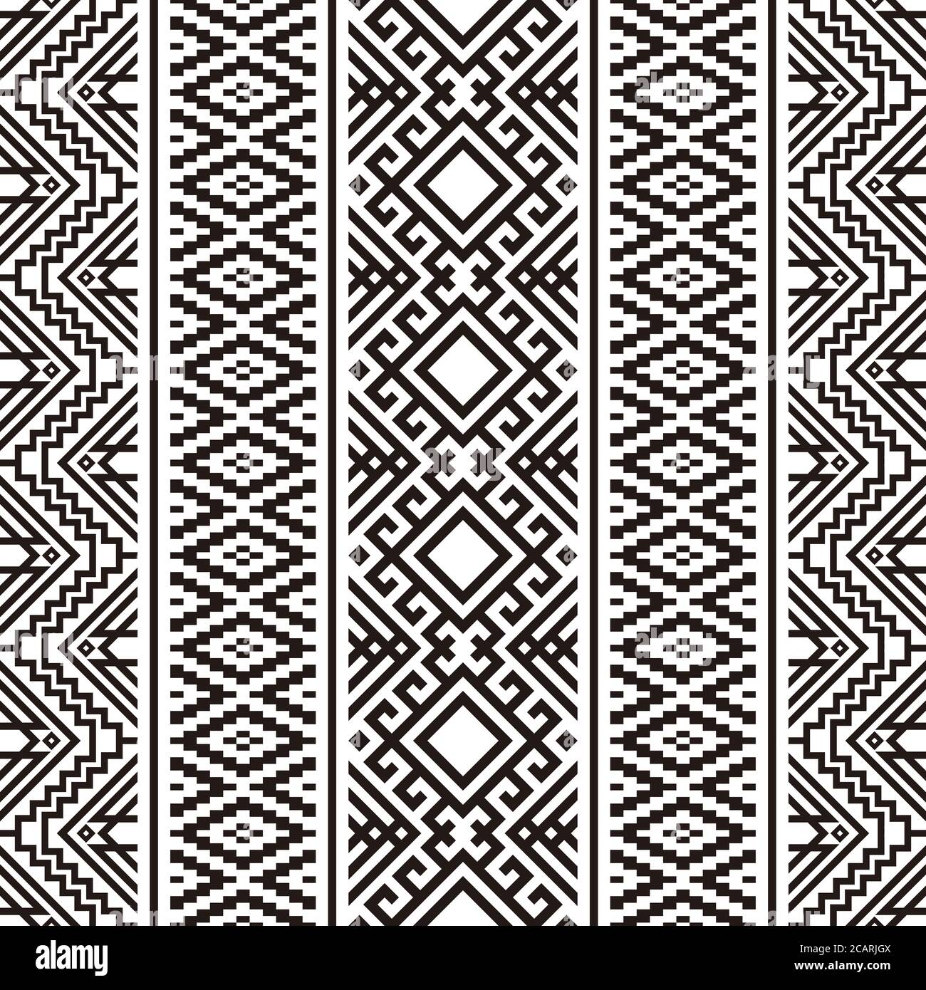 Seamless ethnic pattern texture background design vector Stock Photo ...