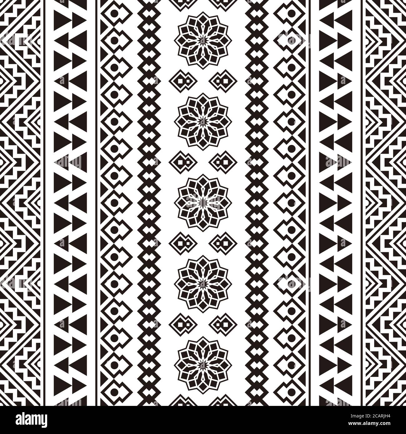 Seamless ethnic pattern texture background design vector Stock Photo ...