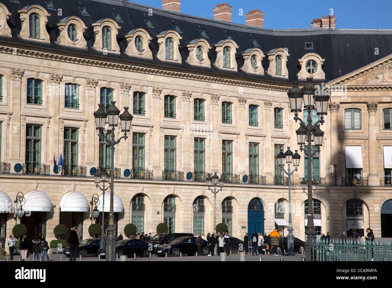 Ritz Hotel Place Vendome Paris Stock Photo - Alamy