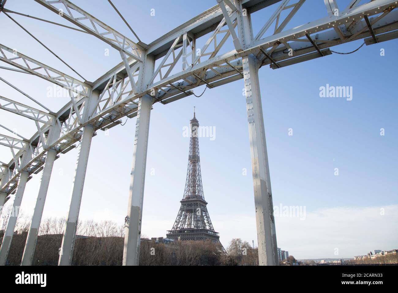 View of Eiffel Tower and Debilly Bridge; Paris; France Stock Photo - Alamy