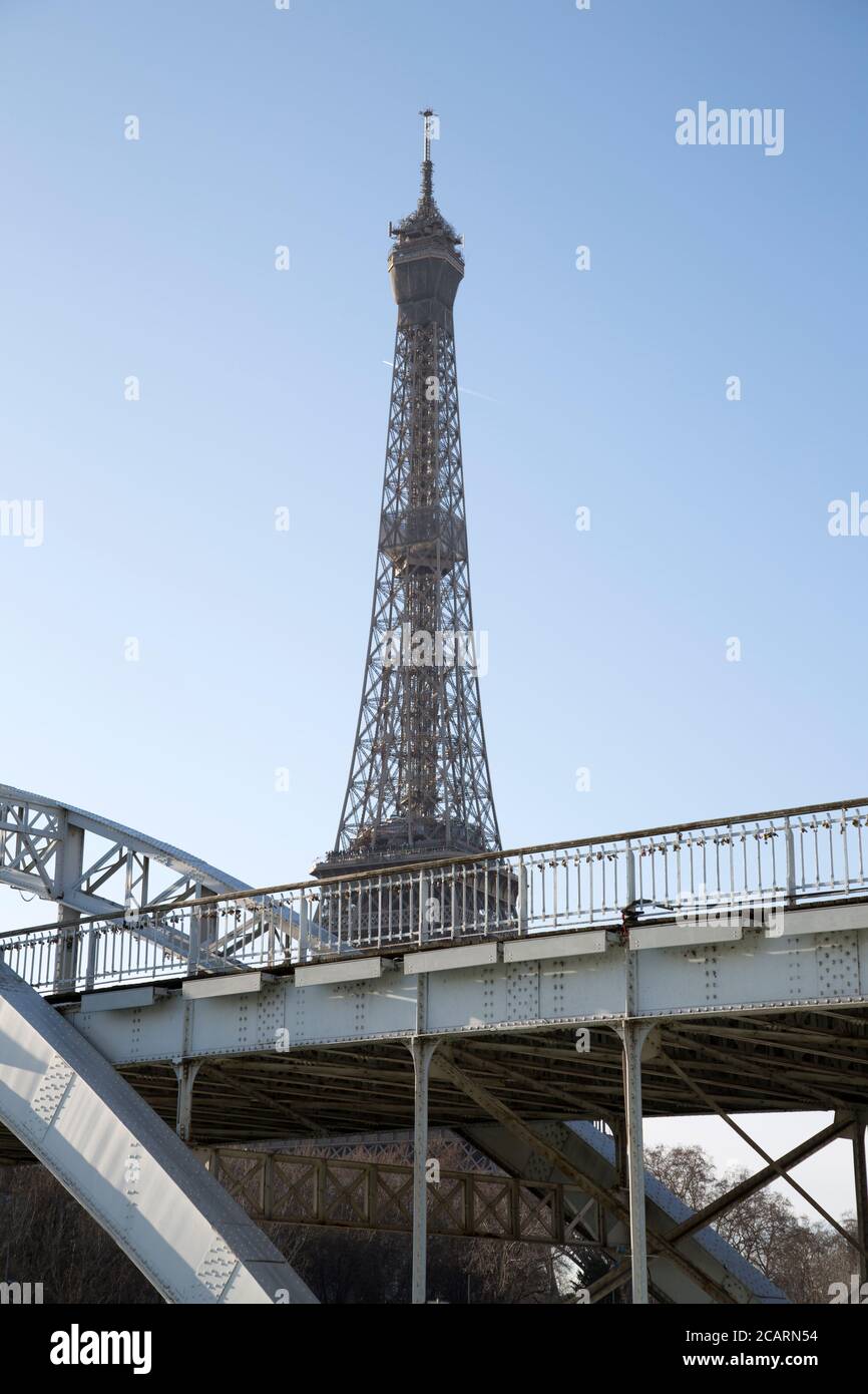 Eiffel Tower and Debilly Bridge; Paris; France Stock Photo - Alamy