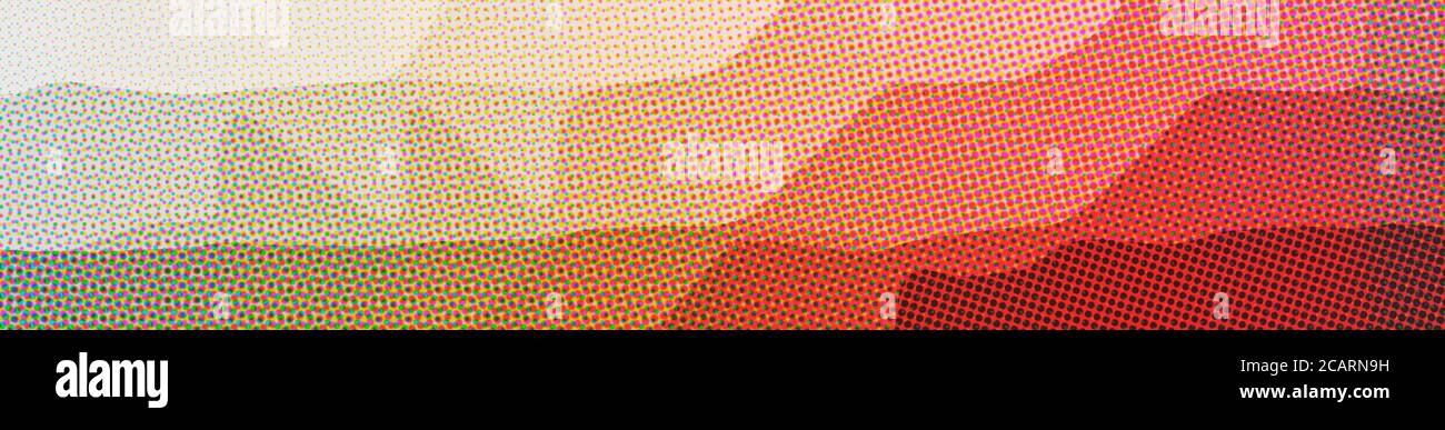 Abstract illustration of red Dots background Stock Photo - Alamy