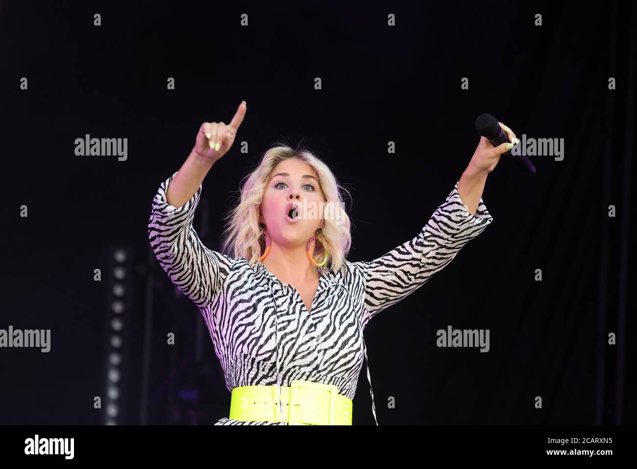 Erfurt, Germany. 08th Aug, 2020. The Swiss pop singer Beatrice Egli ...