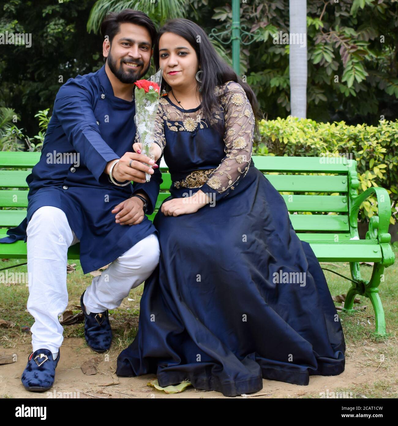 New Delhi India – November 25 2019 : A couple pose for Pre Wedding shoot  inside Lodhi Garden Delhi, a popular tourist landmark in New Delhi India,  for Stock Photo - Alamy