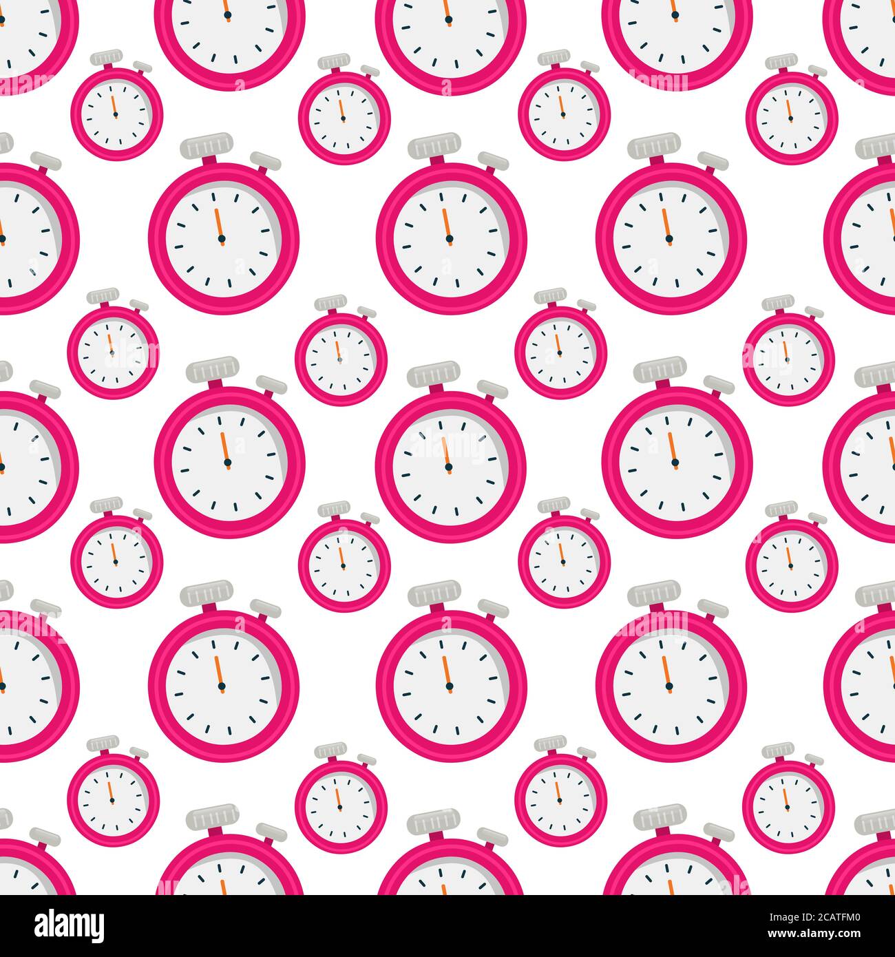 stopwatch seamless pattern vector illustration background Stock Vector