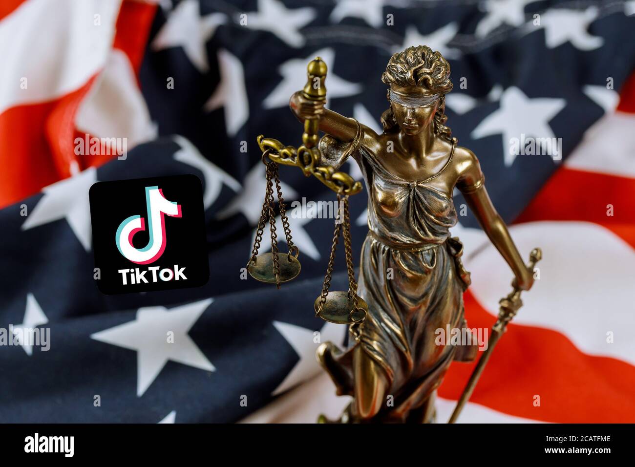 WASHINGTON D.C., USA AUGUST 05, 2020 Conflict between the President