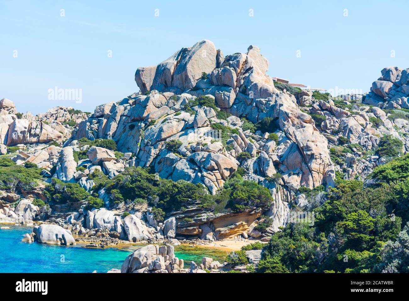 Rocky coast at capo testa hi-res stock photography and images - Alamy