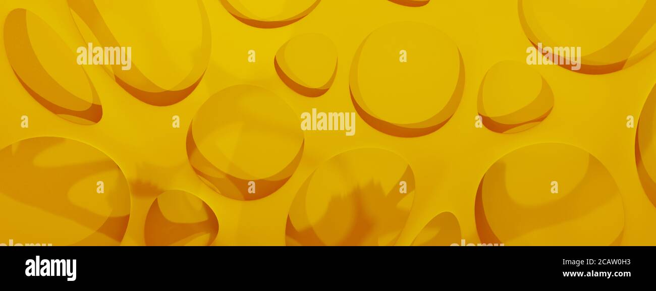 3d rendering. Abstract modern vertical yellow background, using as ...