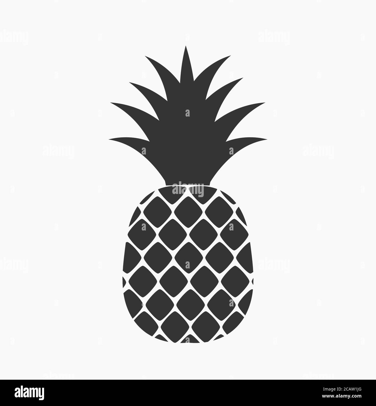 Pineapple fruit icon. Vector illustration Stock Vector Image & Art - Alamy