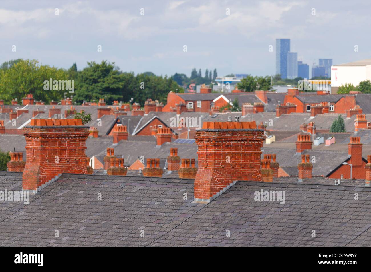 Manchester rooftops hires stock photography and images Alamy