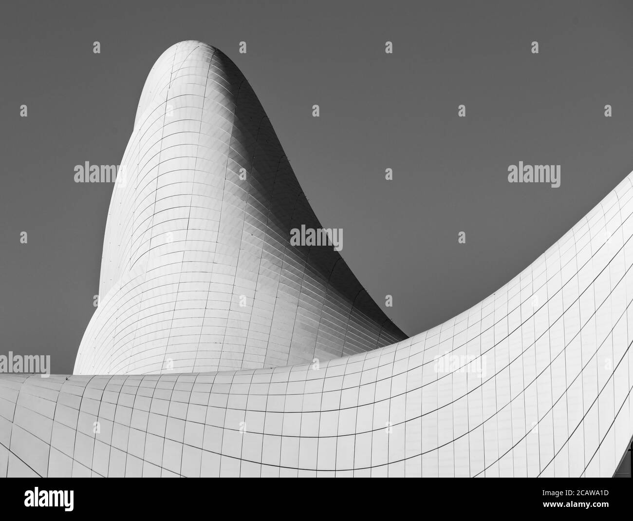 Zaha Hadid Architect Building, Heydar Aliyev Center, Baku City, Azerbaijan, Middle East Stock Photo