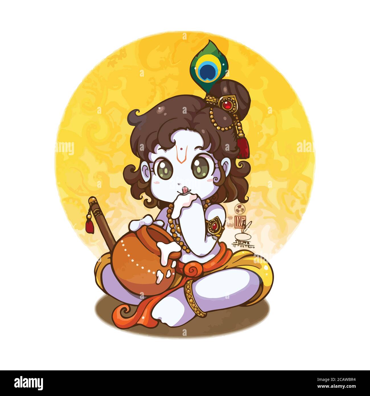 Little krishna hi-res stock photography and images - Alamy