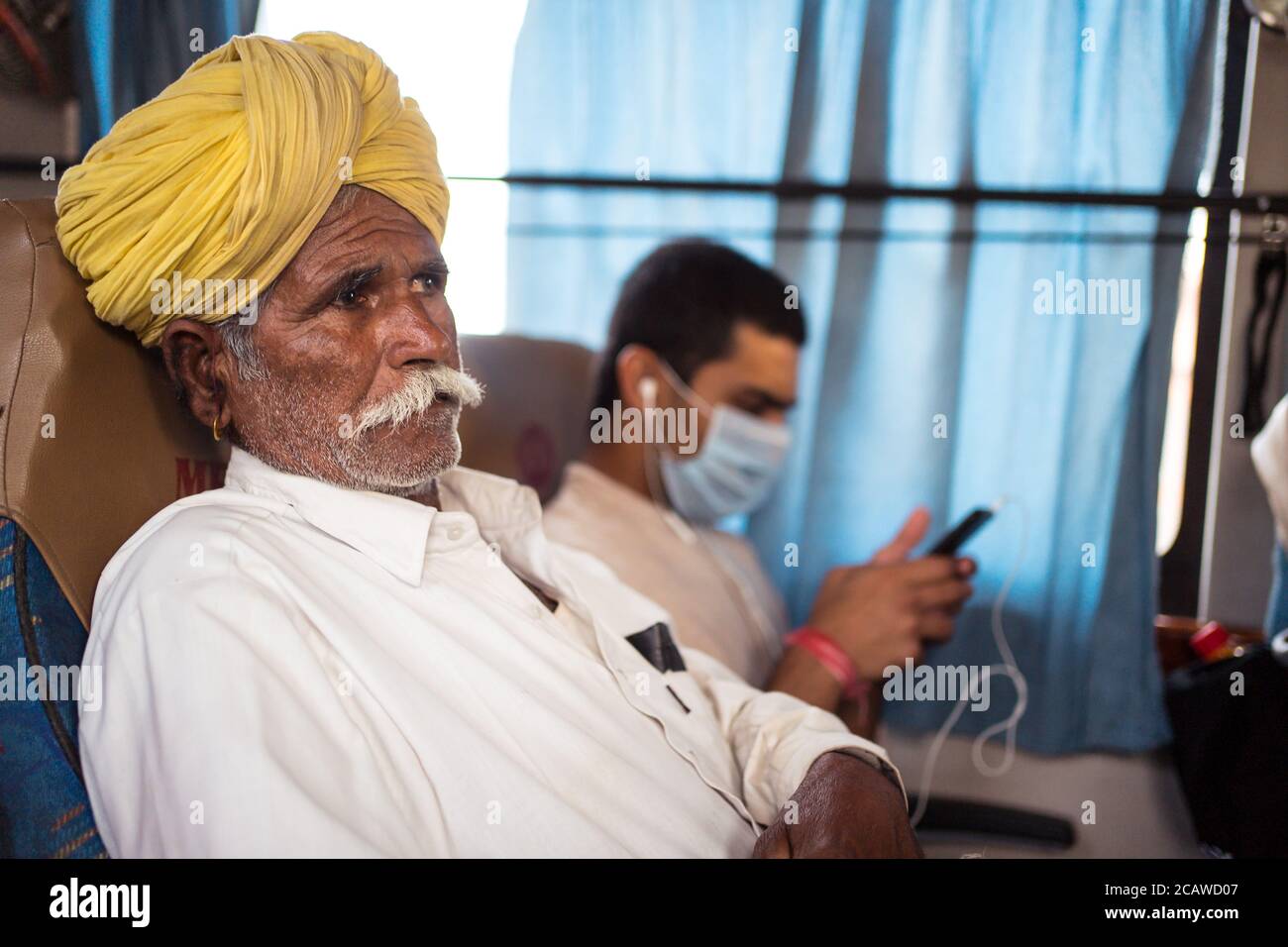 Rajasthani old man hi-res stock photography and images - Alamy