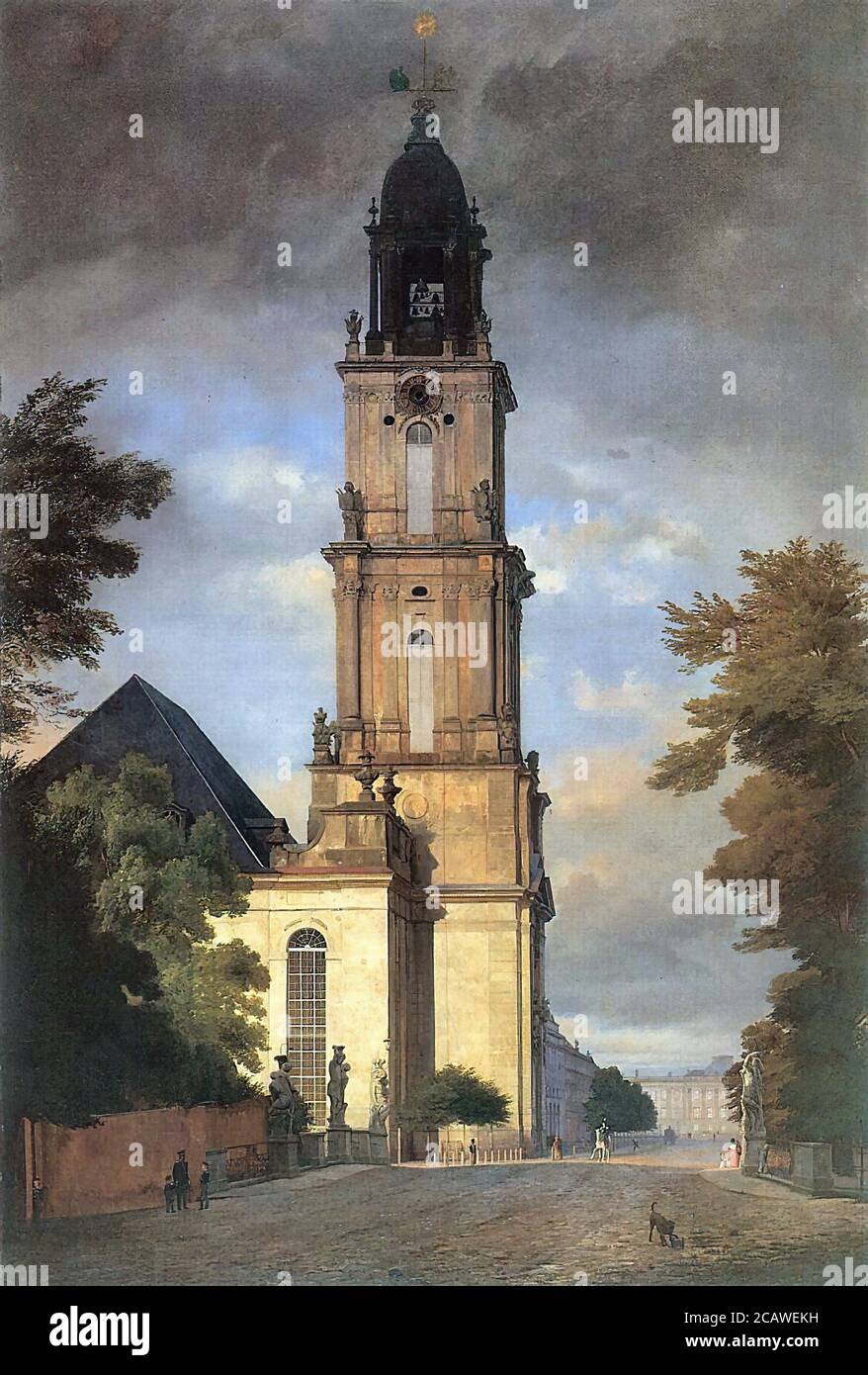 Gaertner Eduard Garnisonkirche in Potsdam German School 19th