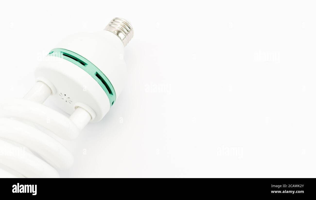 low power fluorescent light bulb Stock Photo Alamy