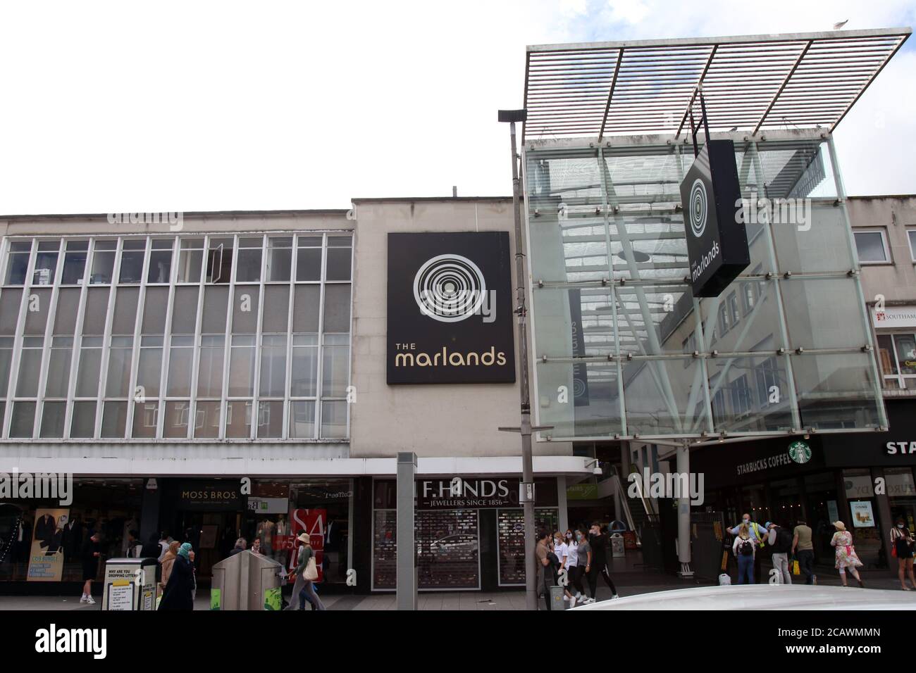 The Marlands shopping centre on Above Bar Street, Southampton, England 