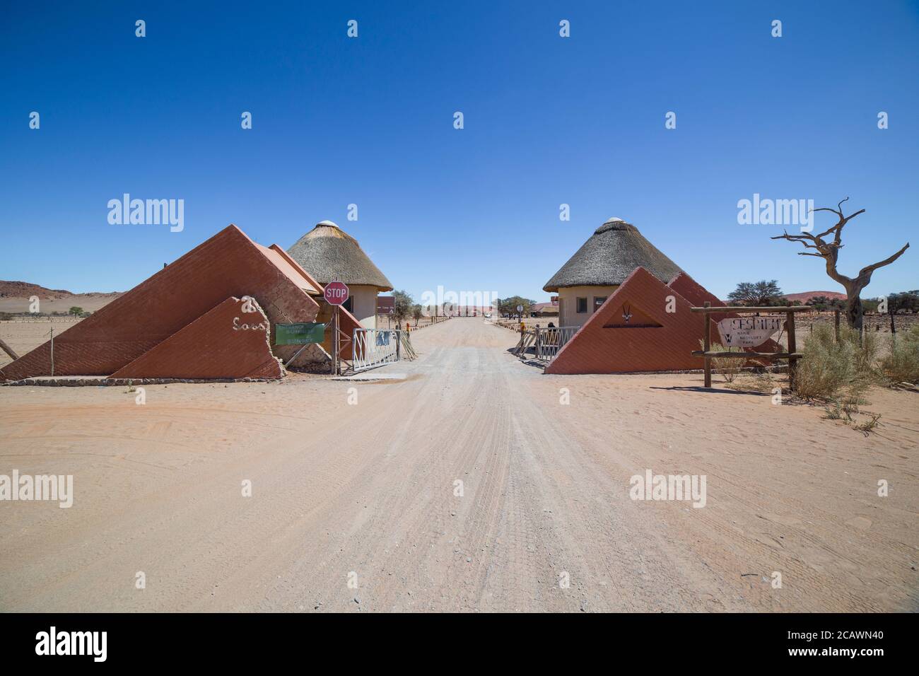 Camping Sesriem Entrance Near Sossusvlei In The Namib Naukluft National Park Of Namibia Stock Photo Alamy