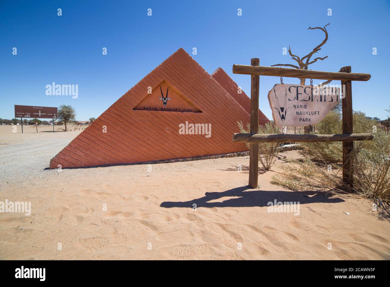 View Of Sesriem Canyon Near Sossusvlei In The Namib Naukluft National Park Of Namibia Stock Photo Alamy