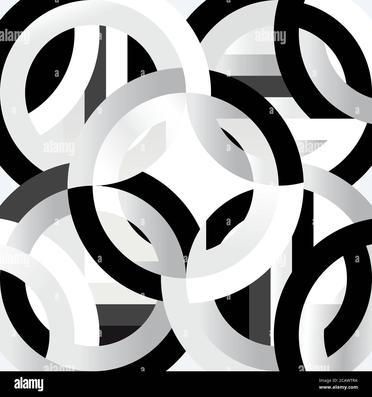 abstract circle background, black and white, retro style Stock Vector ...