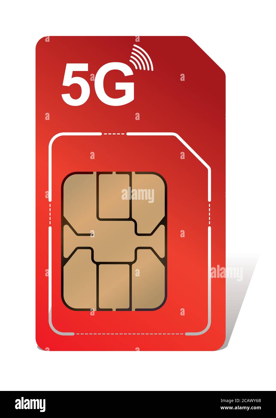 SIM card for mobile cellular communication. Sim Card Set. Vector