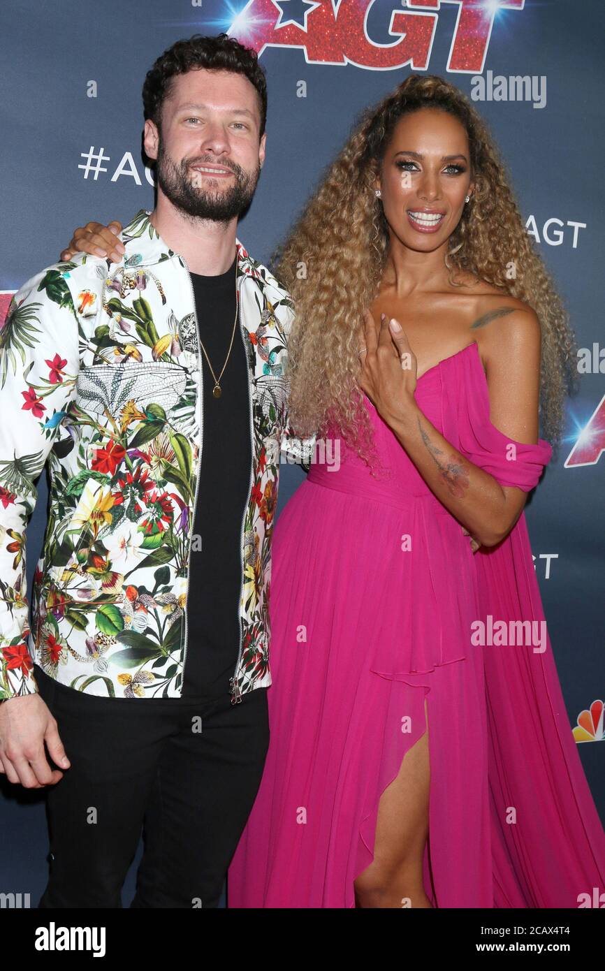 LOS ANGELES - SEP 18: Calum Scott, Leona Lewis at the "America's Got
