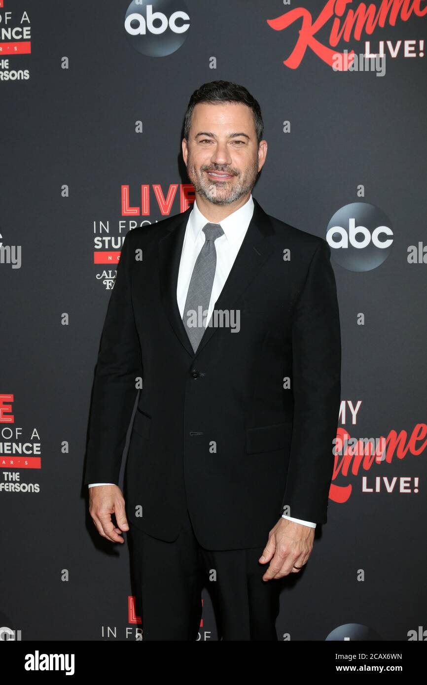 LOS ANGELES - AUG 7:  Jimmy Kimmel at the An Evening With Jimmy Kimmel at the Roosevelt Hotel on August 7, 2019 in Los Angeles, CA Stock Photo