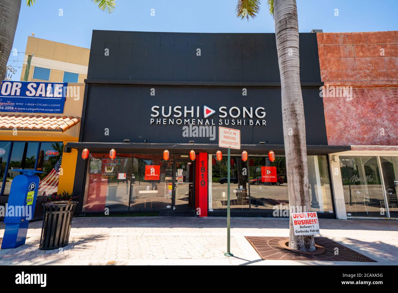 Photo of Sushi Song restaurant Hollywood Young Circle Stock Photo