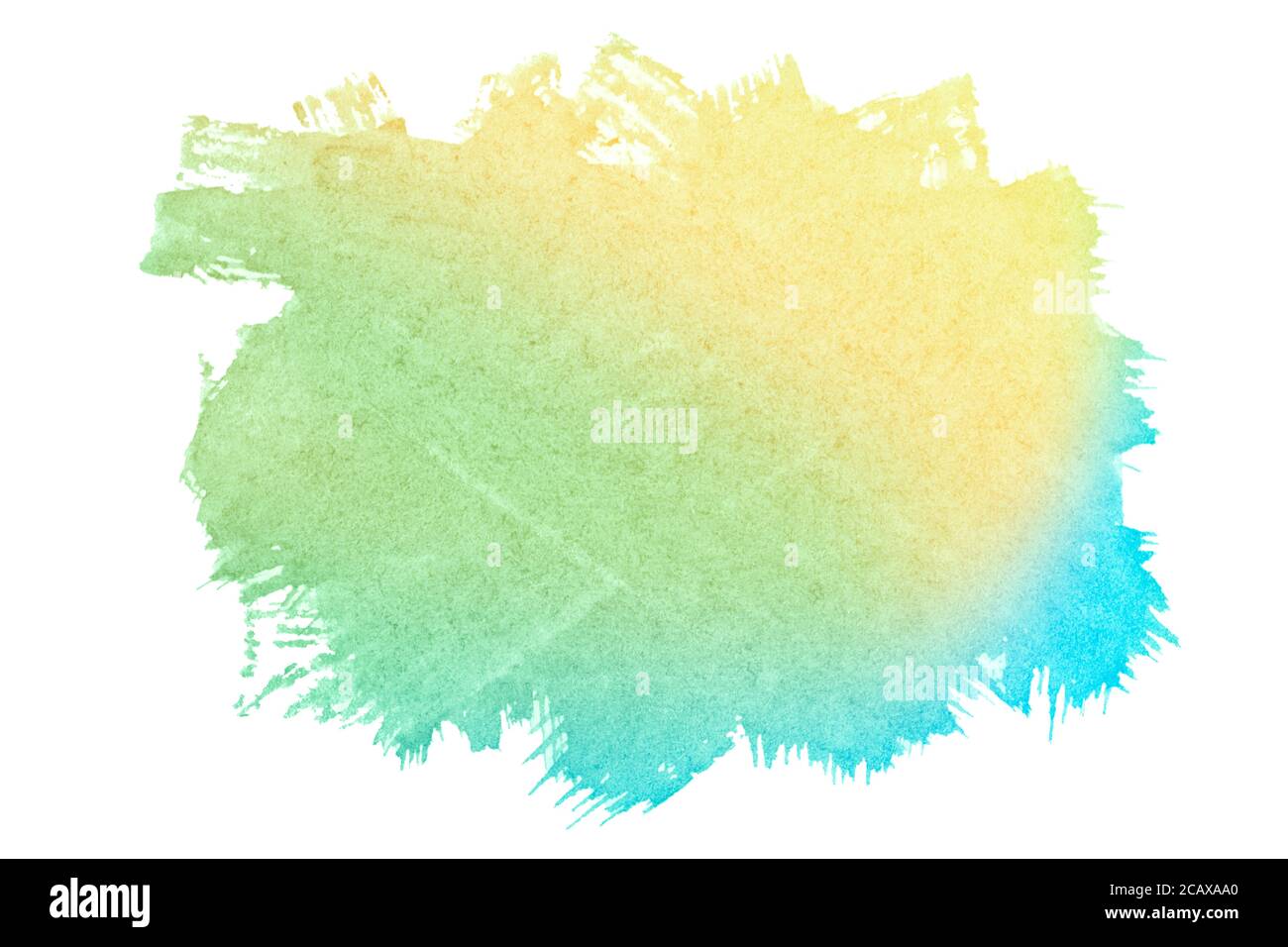 Color gradient watercolor stains in pastel colors with natural stains on a  paper basis. Isolated frame for hand-drawn brush design. Abstract unique ba  Stock Photo - Alamy