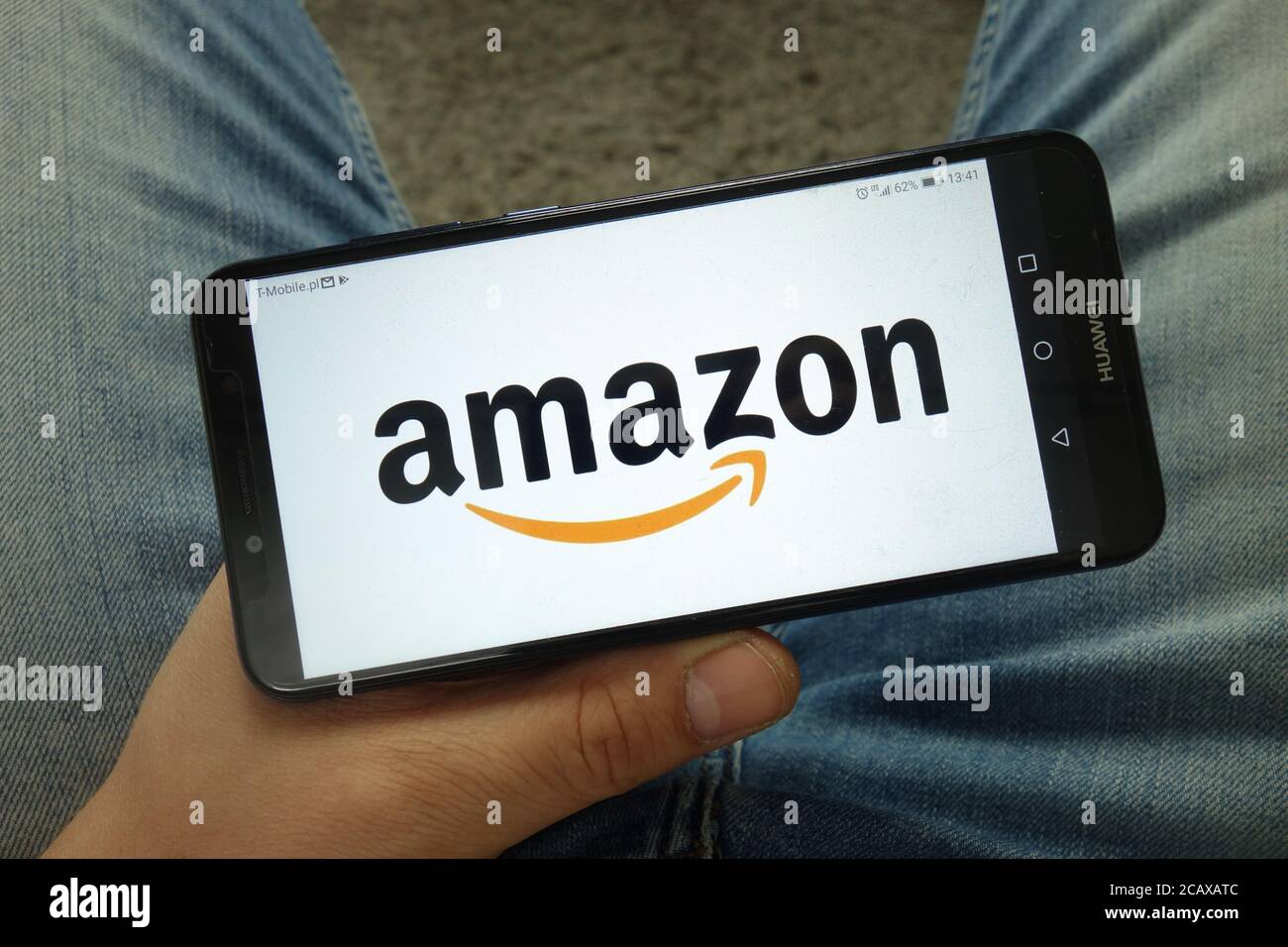 amazon echo dot with company logo
