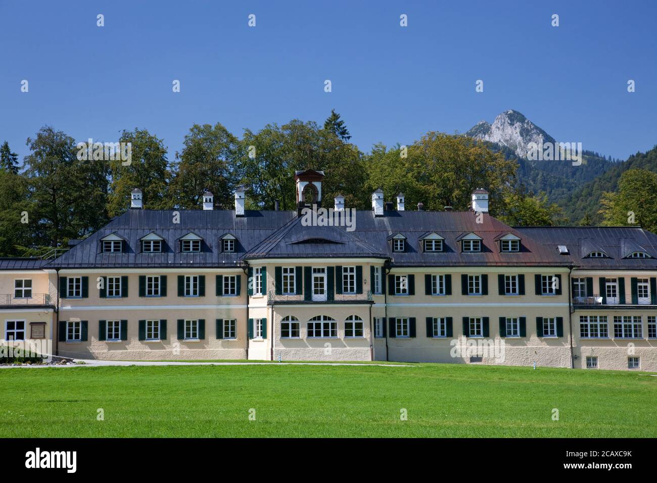 geography / travel, Germany, Bavaria, Kreuth, building the Hanns pint endowment in acratotherm Kreuth, Additional-Rights-Clearance-Info-Not-Available Stock Photo