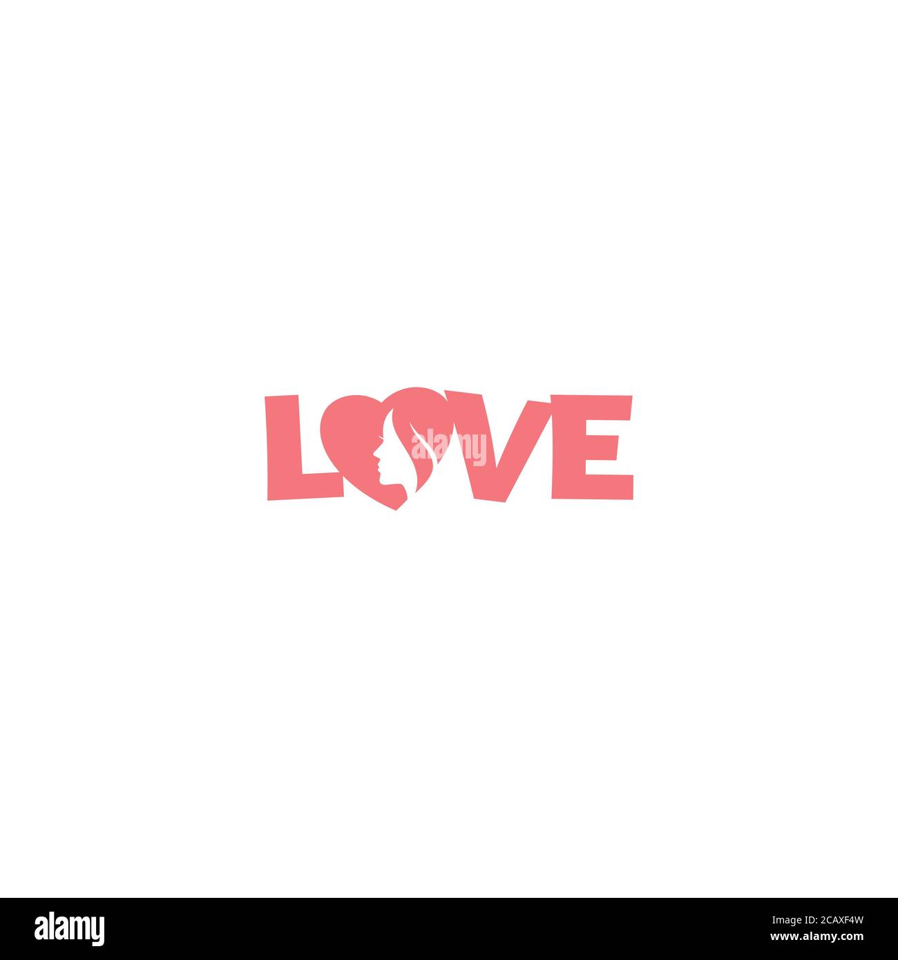 a simple Love wordmark logo design Stock Vector Image & Art - Alamy
