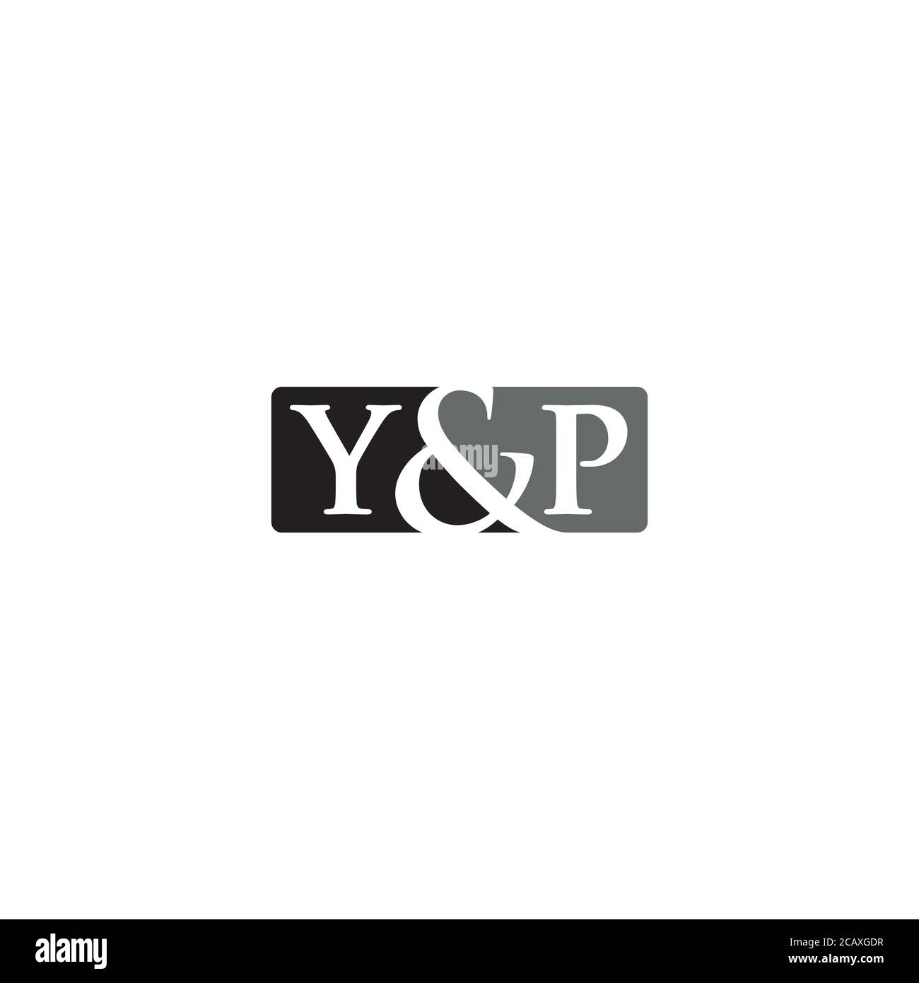 Letter Y&P logo / icon design Stock Vector