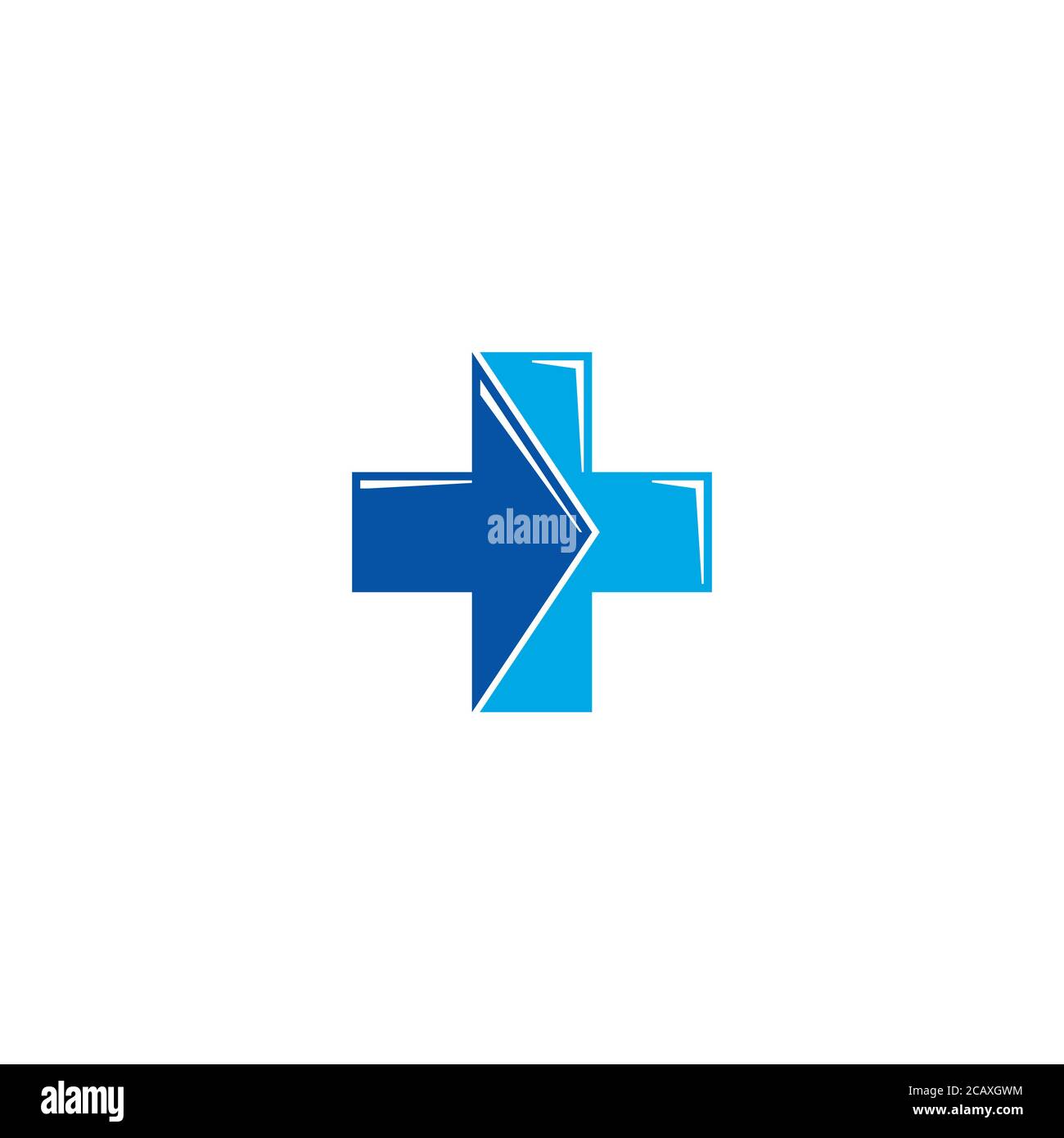 Medical Cross and Arrow logo / icon design Stock Vector Image & Art Alamy