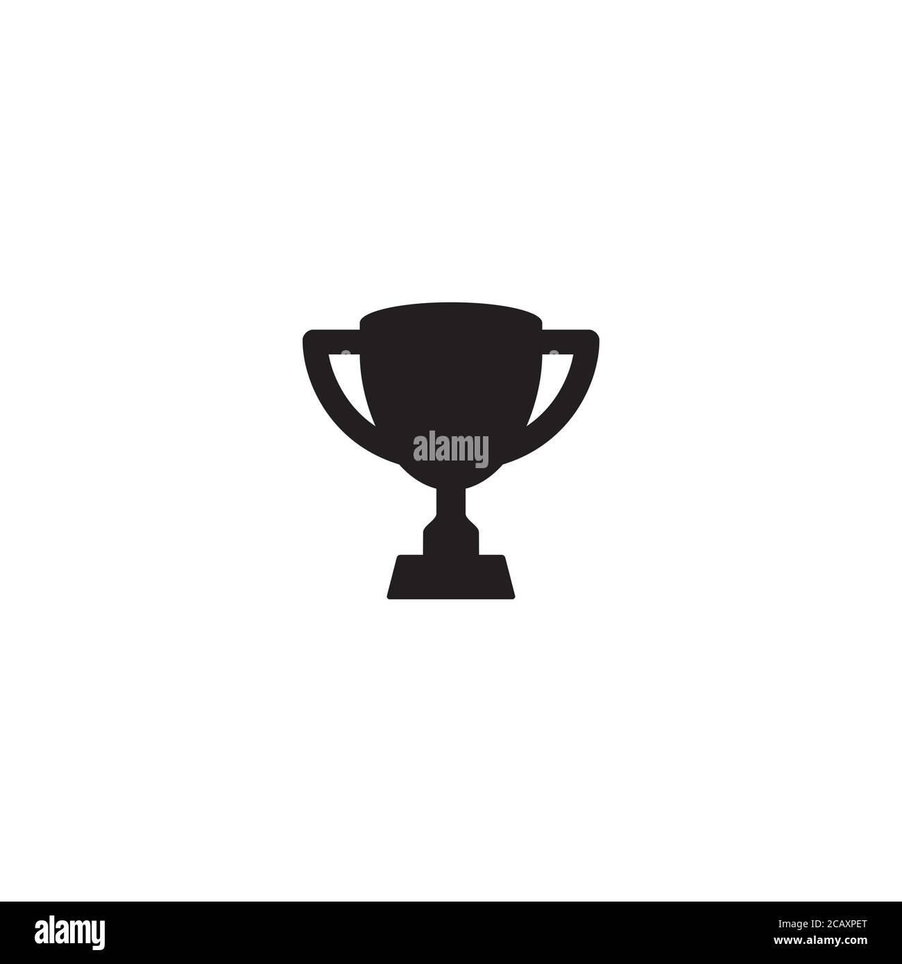 a Simple Trophy logo design Stock Vector Image & Art - Alamy