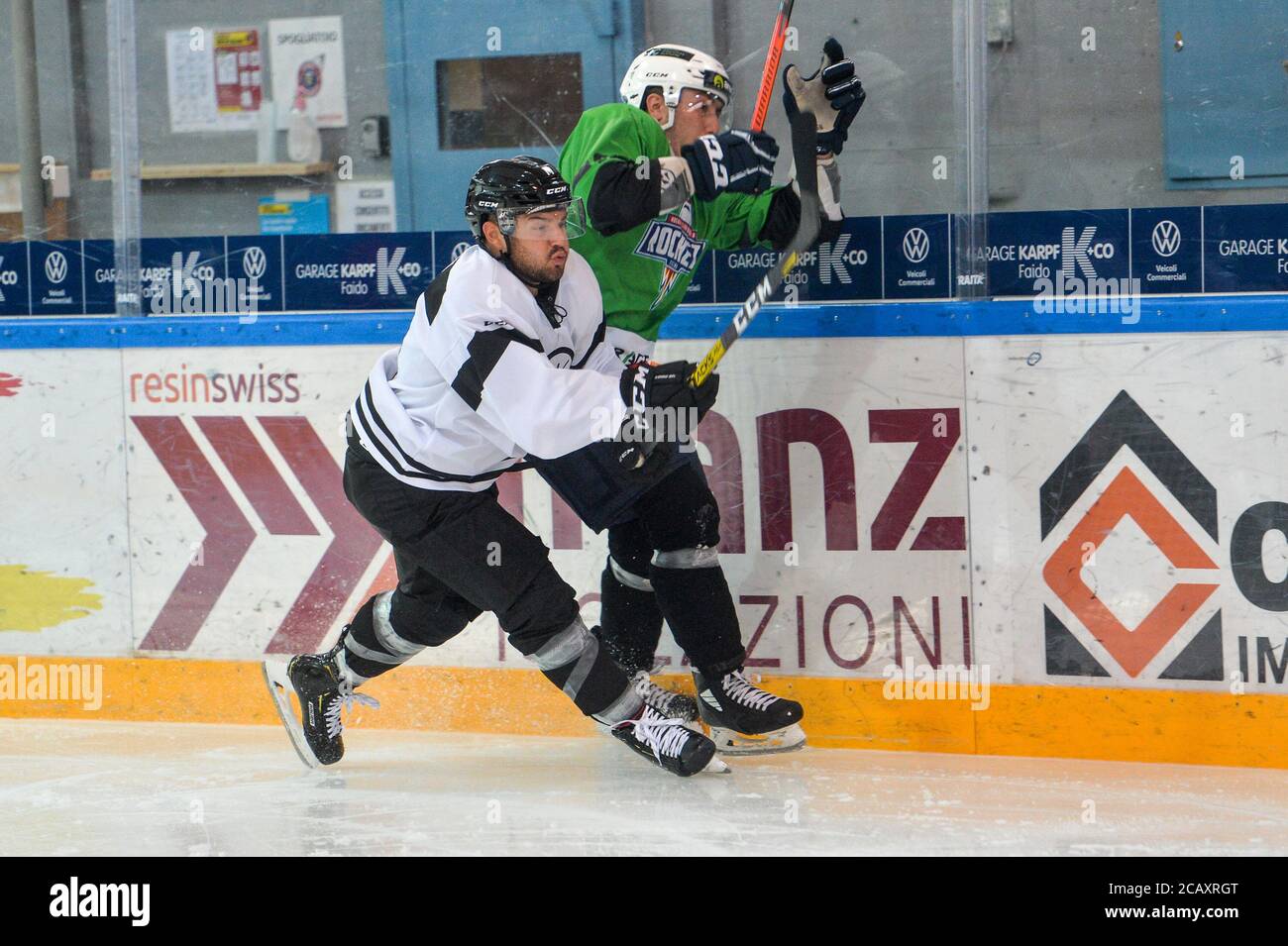 Biasca, Ticino. 09th Aug, 2020. 09.08.2020, Biasca, Raiffeisen Biascarena,  Friendly Match Ticino Rockets - HC Lugano, #17 Luca Fazzini (Lugano)  Credit: SPP Sport Press Photo. /Alamy Live News Stock Photo - Alamy