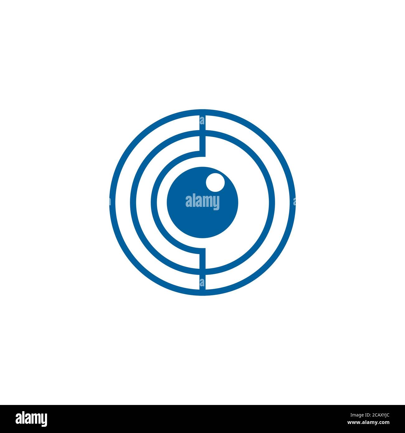 C Letter Core icon vector illustration design template Stock Vector ...