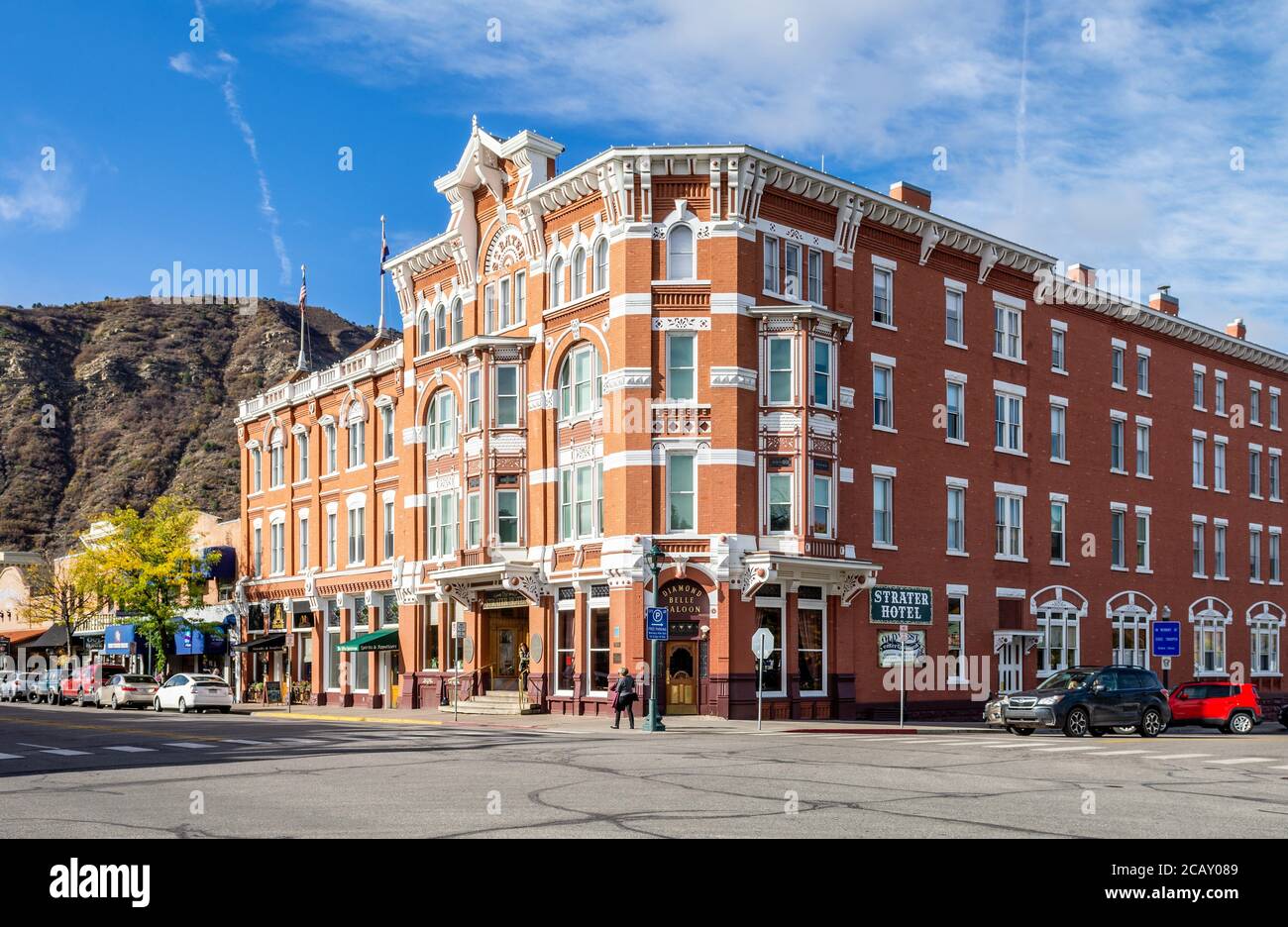 Strater Hotel in Durango, Colorado, USA. Stock Photo