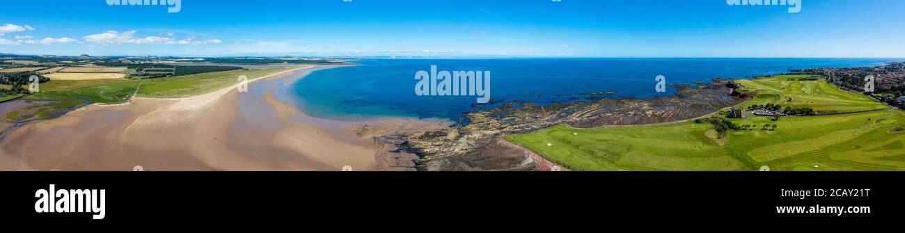 Belhaven beach, Belhaven bay, Dunbar, East Lothian, Scotland. Stock Photo