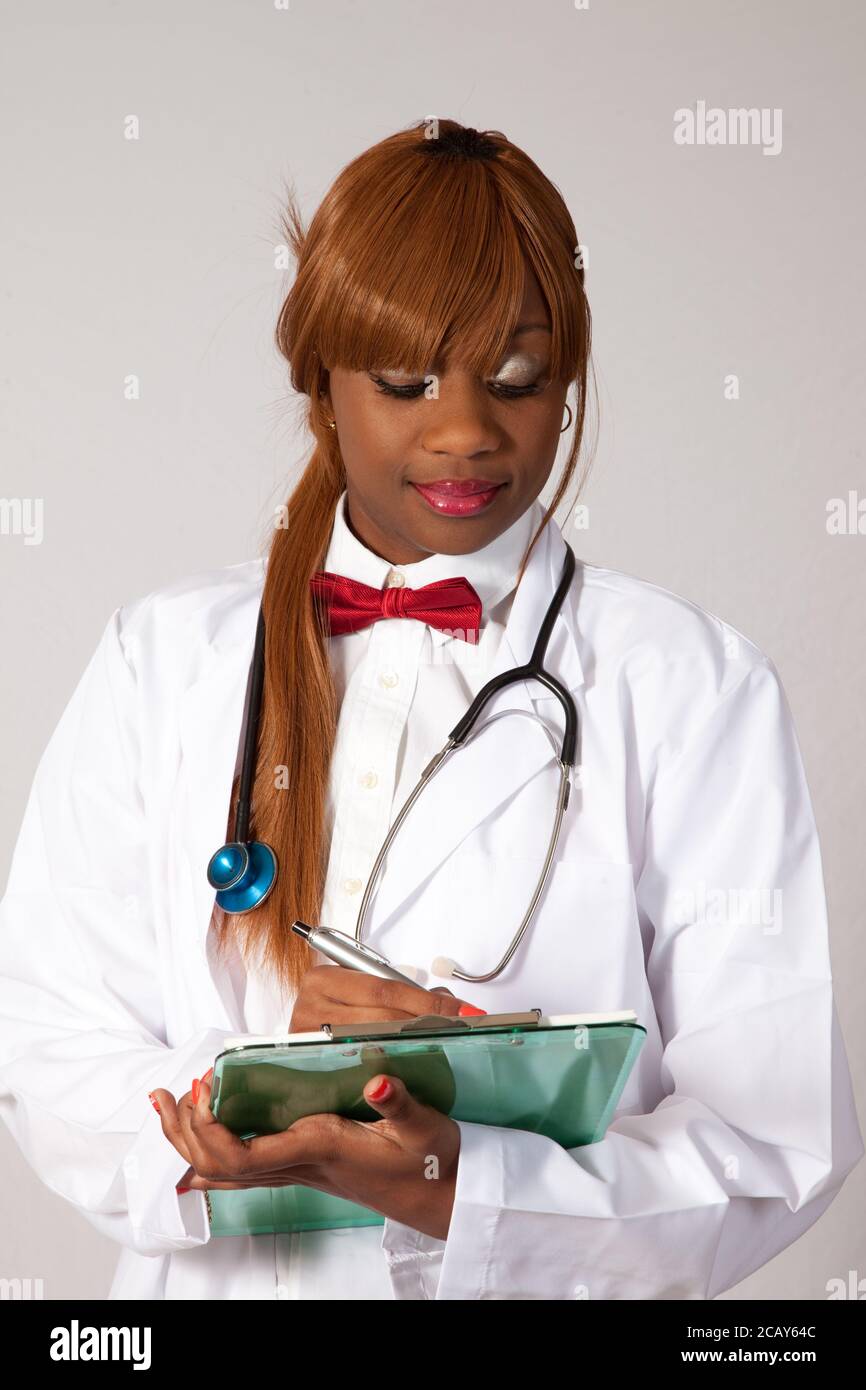 Female Healthcare Worker Making Notes Stock Photo Alamy Female healthcare worker making notes stock photo alamy