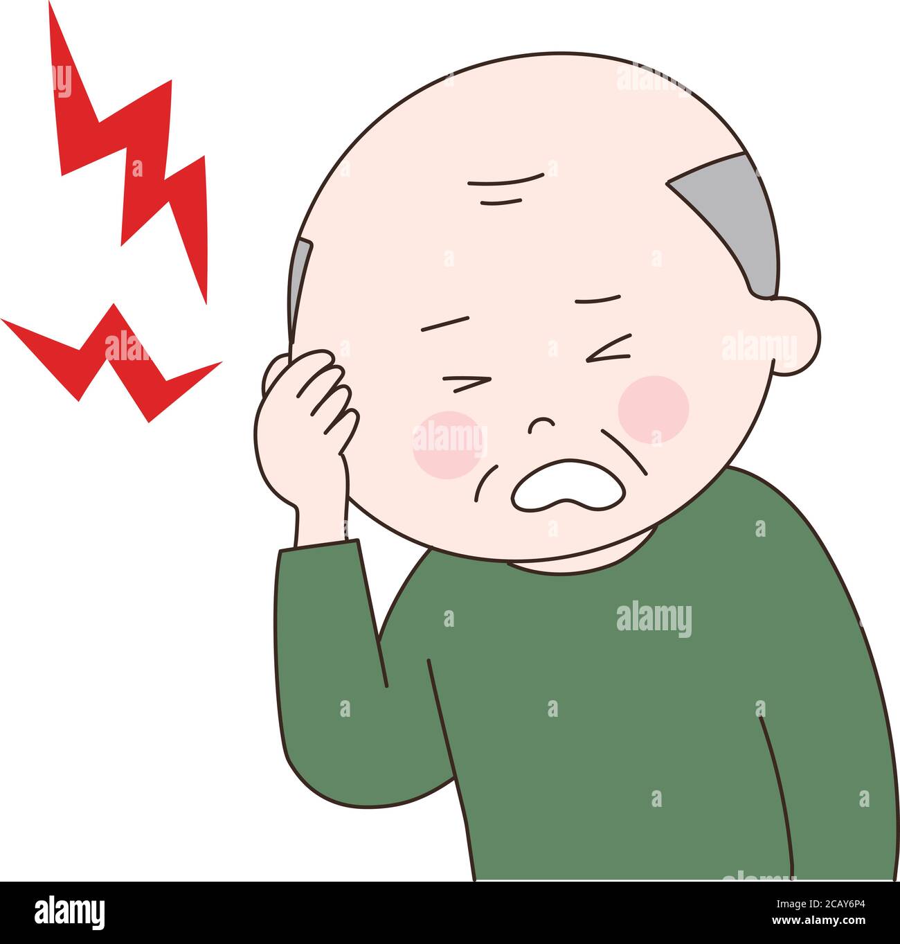 Migraine illustration Stock Vector Images - Alamy