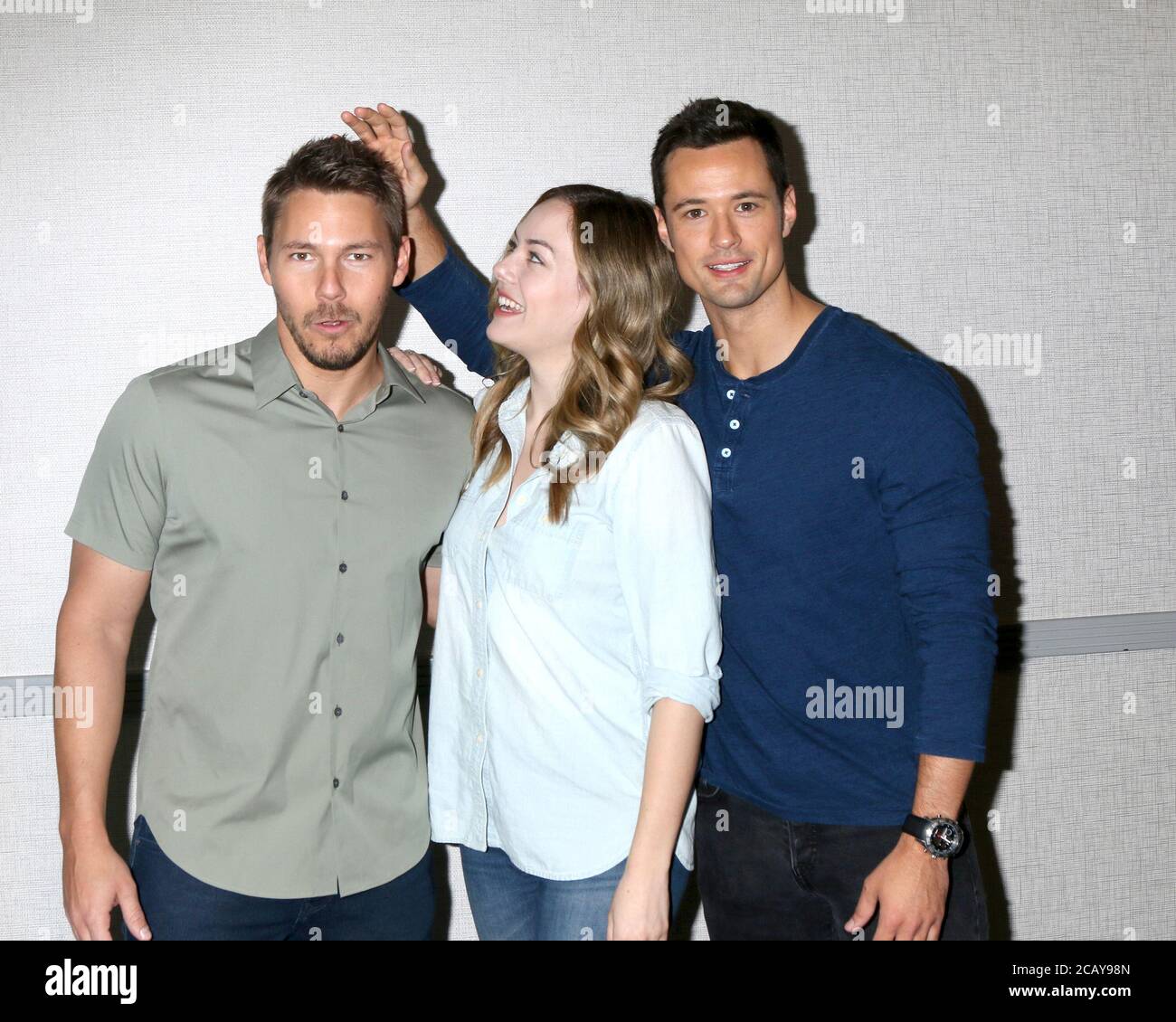 LOS ANGELES - JUN 22: Scott Clifton, Annika Noelle, Matthew Atkinson at ...