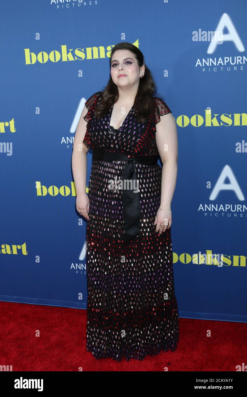 LOS ANGELES - MAY 13:  Beanie Feldstein at the 'Booksmart' Premiere at The Theatre at Ace Hotel on May 13, 2019 in Los Angeles, CA Stock Photo