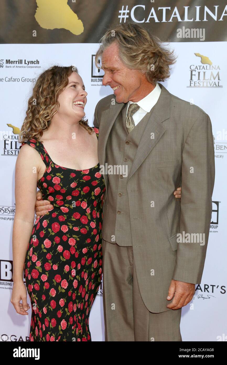 LOS ANGELES - SEP 27:  Katherine Bottoms, Joseph Bottoms at the 2019 Catalina Film Festival - Friday at the Catalina Bay on September 27, 2019 in Avalon, CA Stock Photo